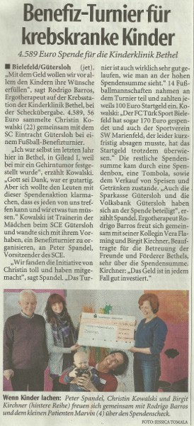 Benefiz-Turnier 2012: Presse