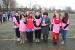 Benefiz-Turnier 2012: Mädchenmannschaft und Buergermeisterin